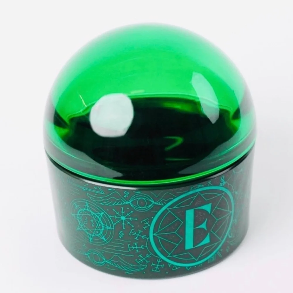 NWT Target Bullseye Playground Wicked Green Elphaba Witch Glass Container
